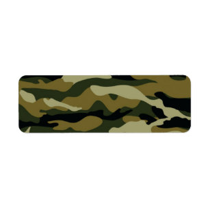 Camo Labels | Zazzle