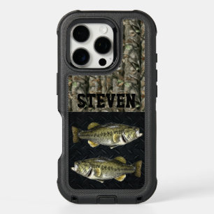 Camo Largemouth Bass Fishing Name Cool iPhone 16 Pro Case
