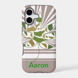 Camo Leaf iPhone 17 Case