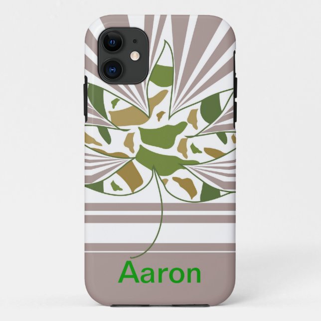 Camo Leaf iPhone Case-Mate iPhone Case (Back)