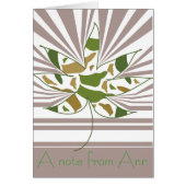 Camo Leaf Note Cards (Front)