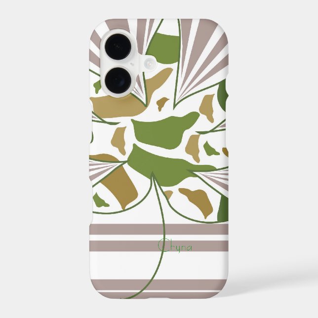 Camo Leaf Samsung iPhone Case (Back)