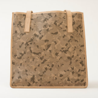 Camo Leather Tote