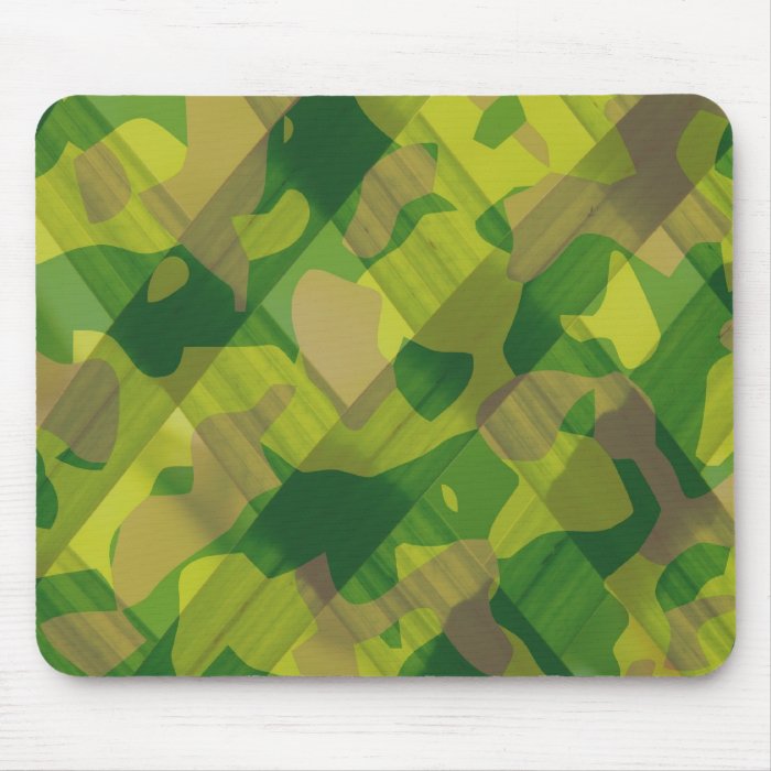 Camo Leaves Camouflage Pattern Gifts Mouse Pad