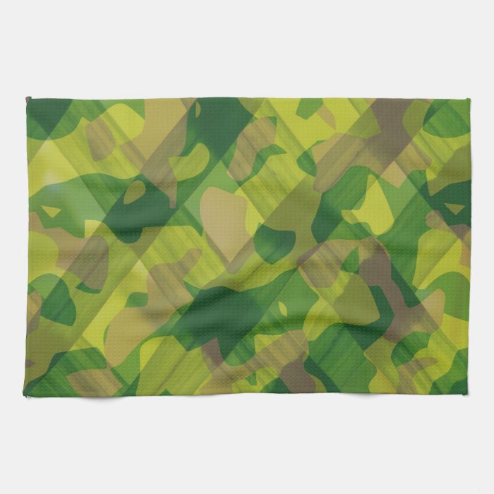 Camo Leaves Camouflage Pattern Gifts Towels