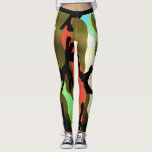 Camo Leggings<br><div class="desc">Art Meets Fashion By Yvette Crocker</div>