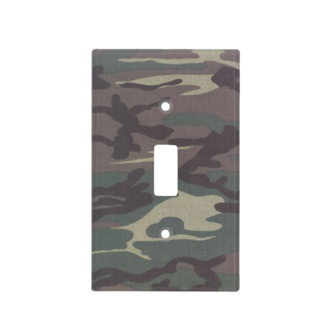 Camo Light Switch Cover (Front)