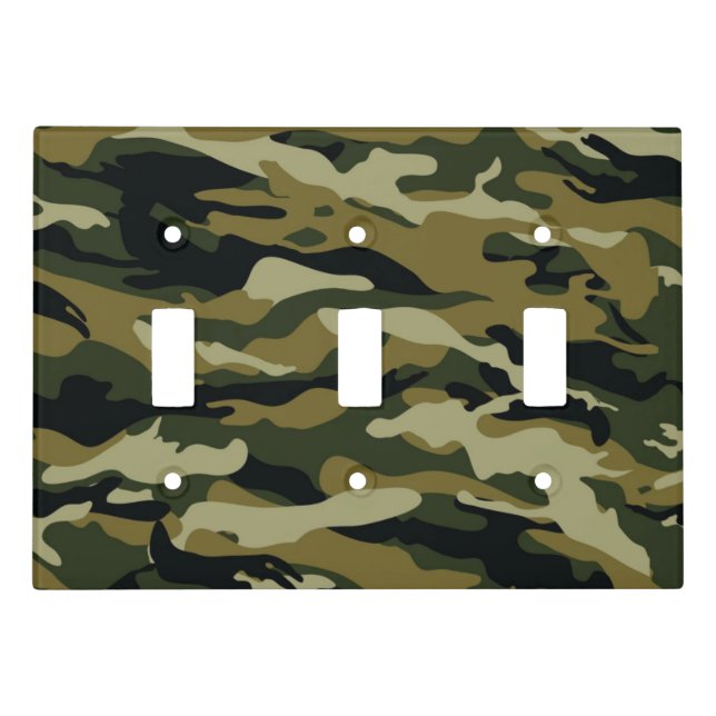 Camo Light Switch Cover (Front)