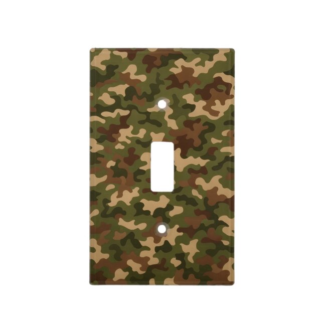 Camo Light Switch Plate (Front)