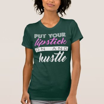 Camo Lipstick T T-shirt by TheLipstickLady at Zazzle