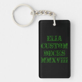 Camo logo keychain