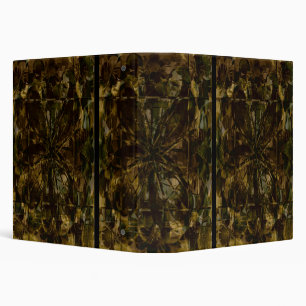 Camo Lover Petal Design 3 Ring Binder