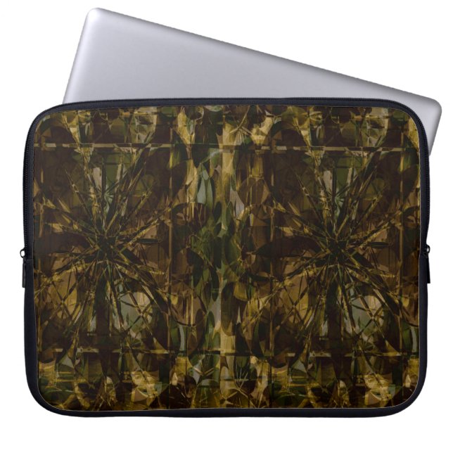 Camo Lover Petal Design Laptop Sleeve (Front)