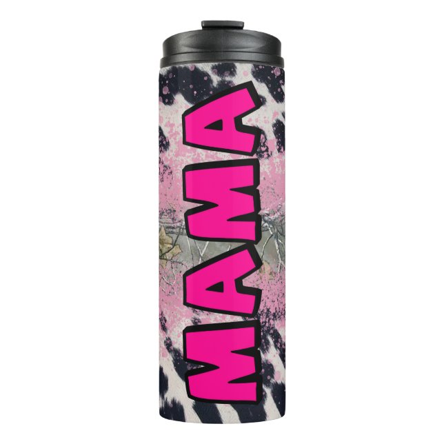 Camo MamaThermal Tumbler (Front)