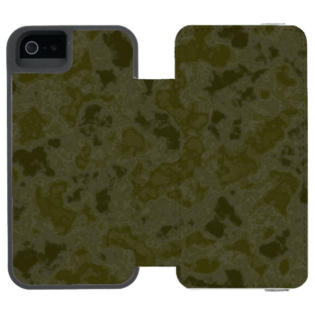 Camo Marble Incipio iPhone Wallet Case (Folio Open)