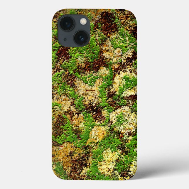 Camo Moss Rust Aged Grunge Old Texture Case-Mate iPhone Case (Back)