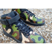 Camo Nike Air Force 1 Mids - Hand Painted (3/4)
