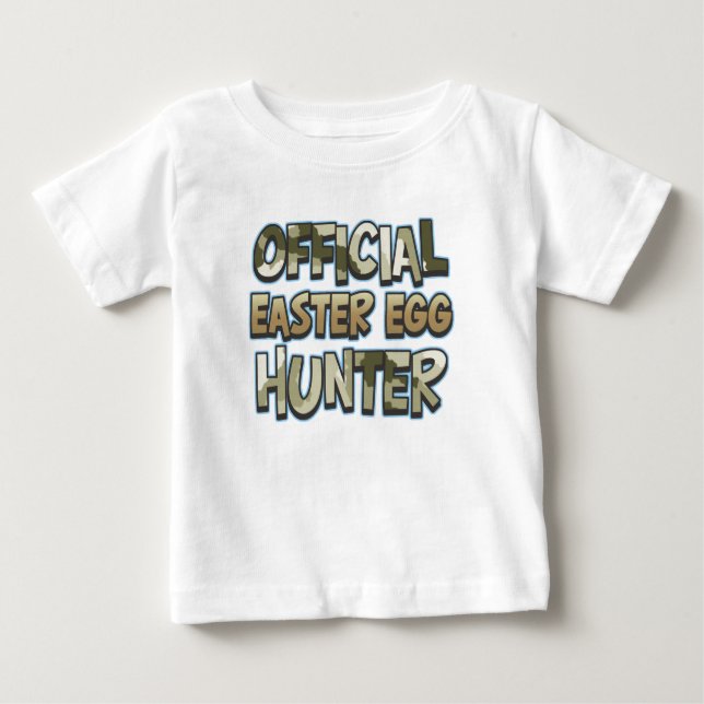 Camo Official Easter Egg Hunter Shirt (Front)