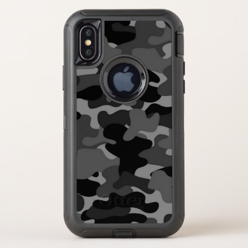 Camo OtterBox Defender iPhone X Case