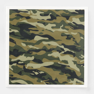 Camo Paper Dinner Napkins