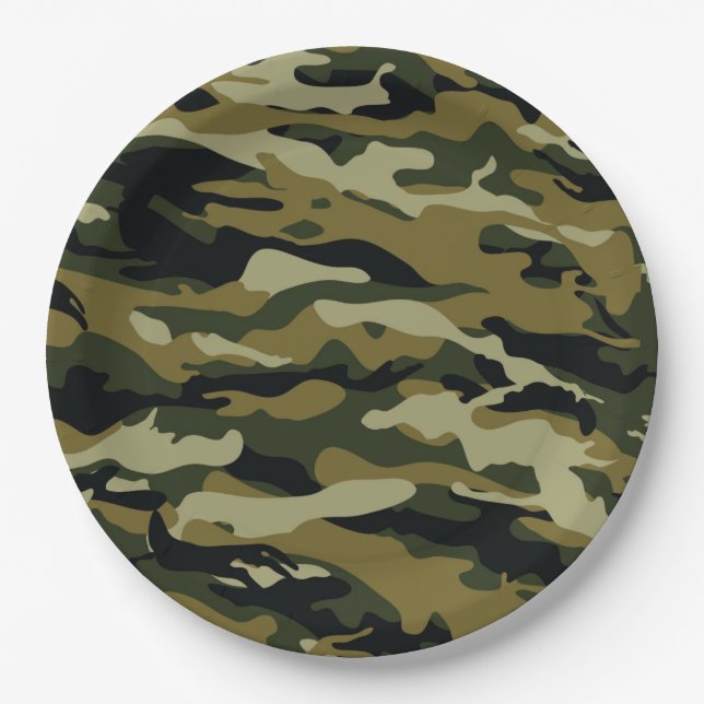 Camo Paper Plates (Front)