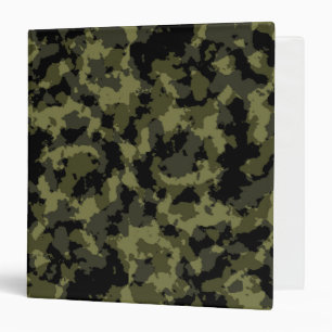 Camo Pattern 3 Ring Binder