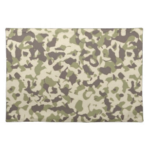 Camo Pattern Cloth Placemat