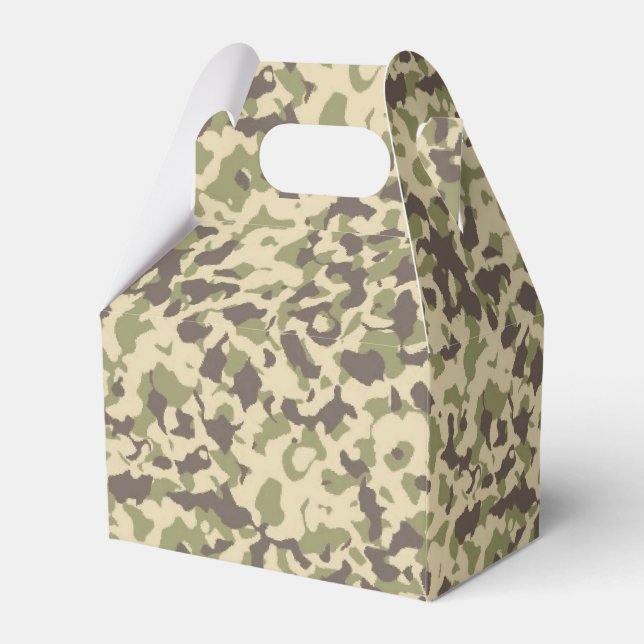 Camo Pattern Favor Boxes (Back Side)