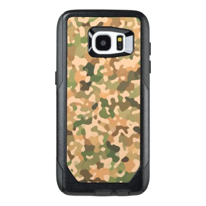 Camo Pattern - Green Orange Brown Black OtterBox Samsung Galaxy S7 Edge Case