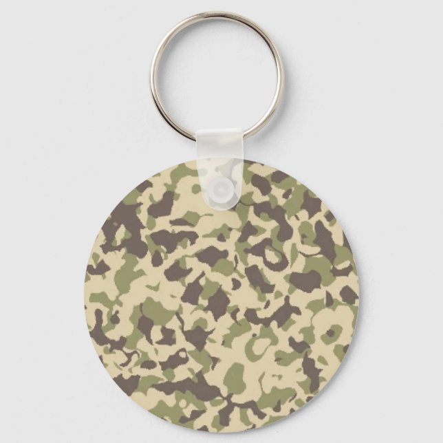 Camo Pattern Keychain (Front)