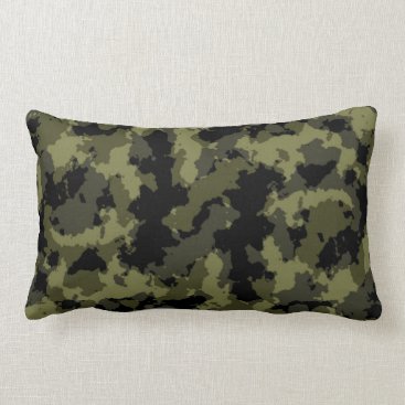 Camo Pattern Lumbar Pillow Camo Pattern Lumbar Pillow