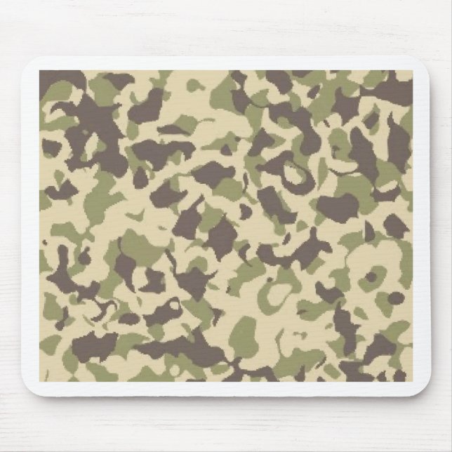 Camo Pattern Mouse Pad (Front)