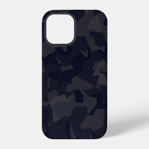 Camo pattern navy iPhone 12 case