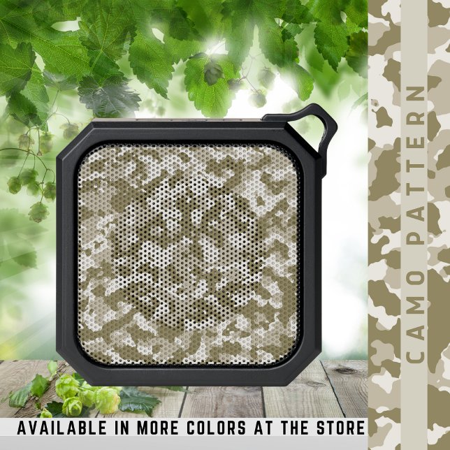 Camo Pattern Olive Green Hunting Camouflage  Bluetooth Speaker (Trendy camo bluetooth speaker)