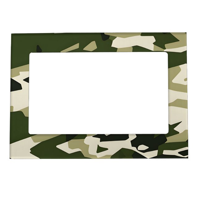 Camo Pattern Picture Frames, Camoflage Design  Magnetic Frame (Front)