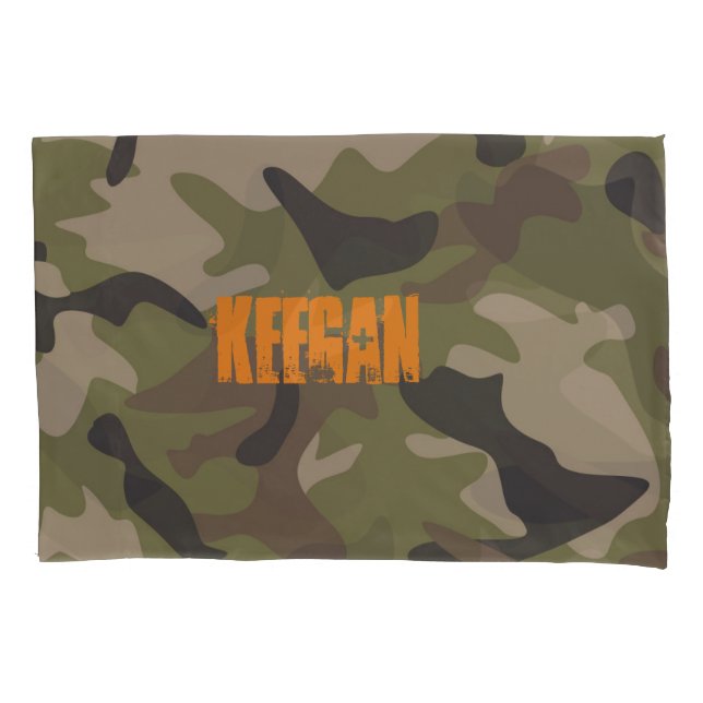 Camo Pattern Pillow Case (Front)