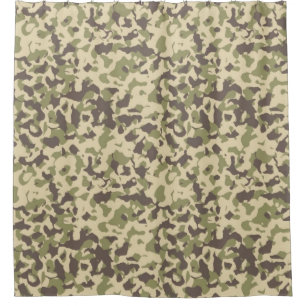 Camo Pattern Shower Curtain