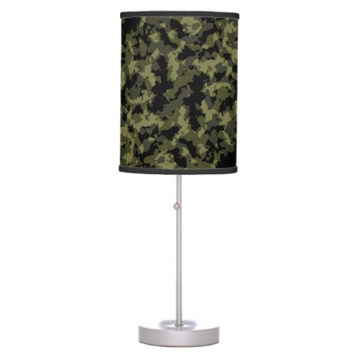 Camo Pattern Table Lamp