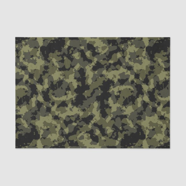 Camo Pattern Tissue Paper (Front)