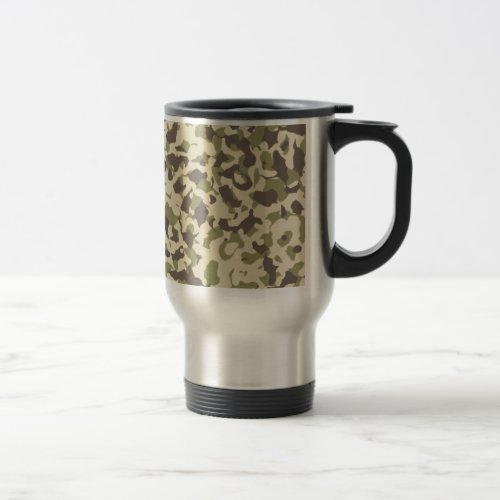 Camo Pattern Travel Mug