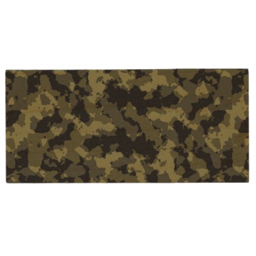 Camo Pattern Wood Flash Drive