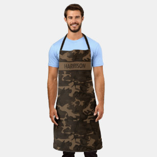 CAMOUFLAGE BROWN   Repels Rater  Aprons 