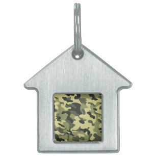 Camo Pet ID Tag
