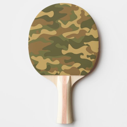 Camo Ping Pong Paddle