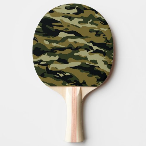 Camo Ping Pong Paddle