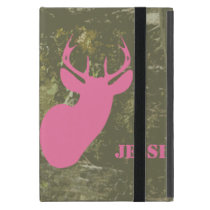 Camo & Pink Deer iPad Mini Case With Kickstand