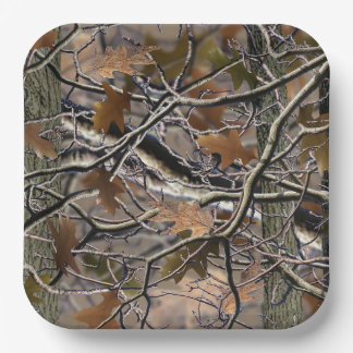 Camo Plates, Perfect For Any Events, Parties Paper Plates