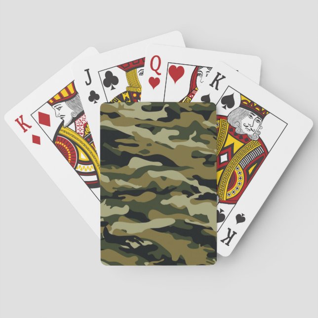 Camo Poker Cards (Back)
