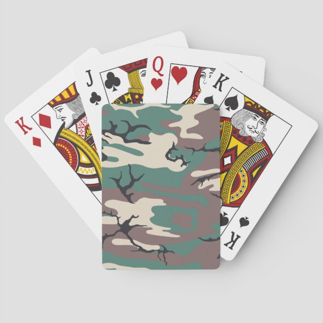 Camo Poker Cards (Back)
