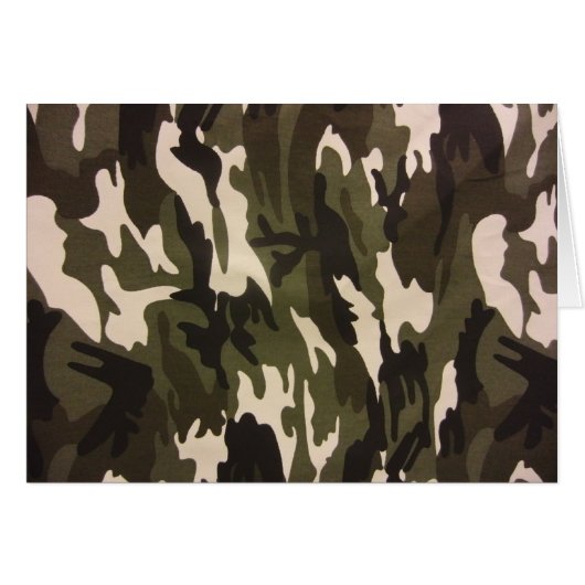 Camo Print Cards (Front Horizontal)